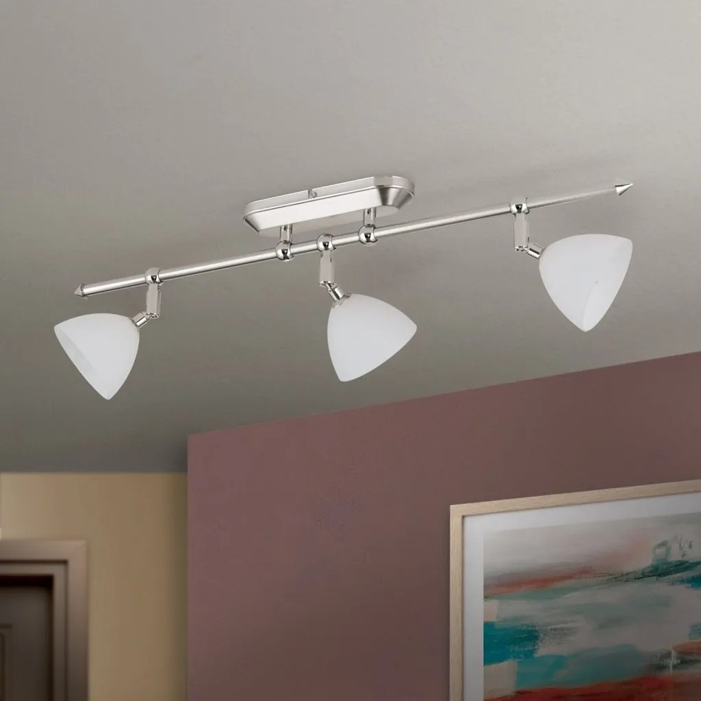 Lustra cu 3 spoturi design modern OPALDESIGN, satin
