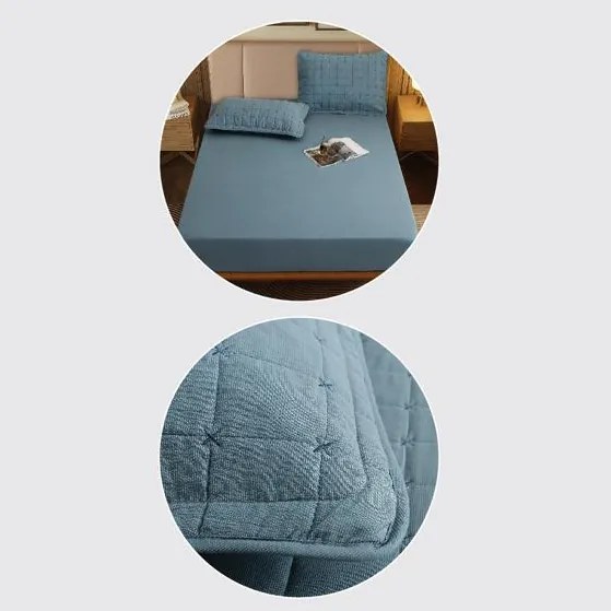 Cuvertura bumbac 100%, 4 piese, pat 2 persoane, 230x240 cm, EY02