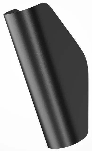 Aplica de perete cu lumina ambientala, design minimalist Notta negru