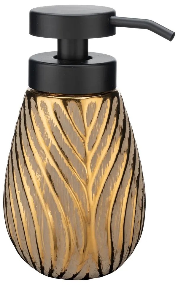 Dozator de săpun lichid auriu din ceramică 330 ml Idro – Wenko