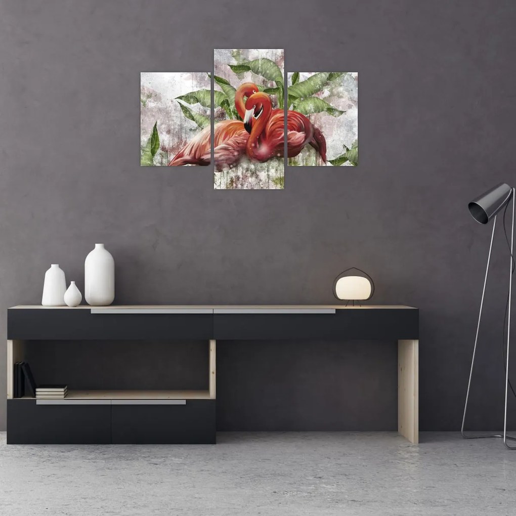 Tablou - Flamingo (90x60 cm)