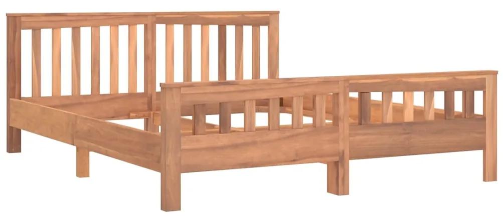 Cadru de pat, 160x200 cm, lemn masiv de tec 160 x 200 cm