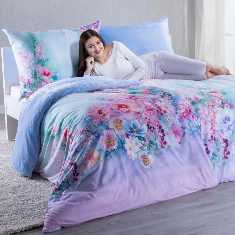 decoDoma Lenjerie de pat Dual Feel LUCIA