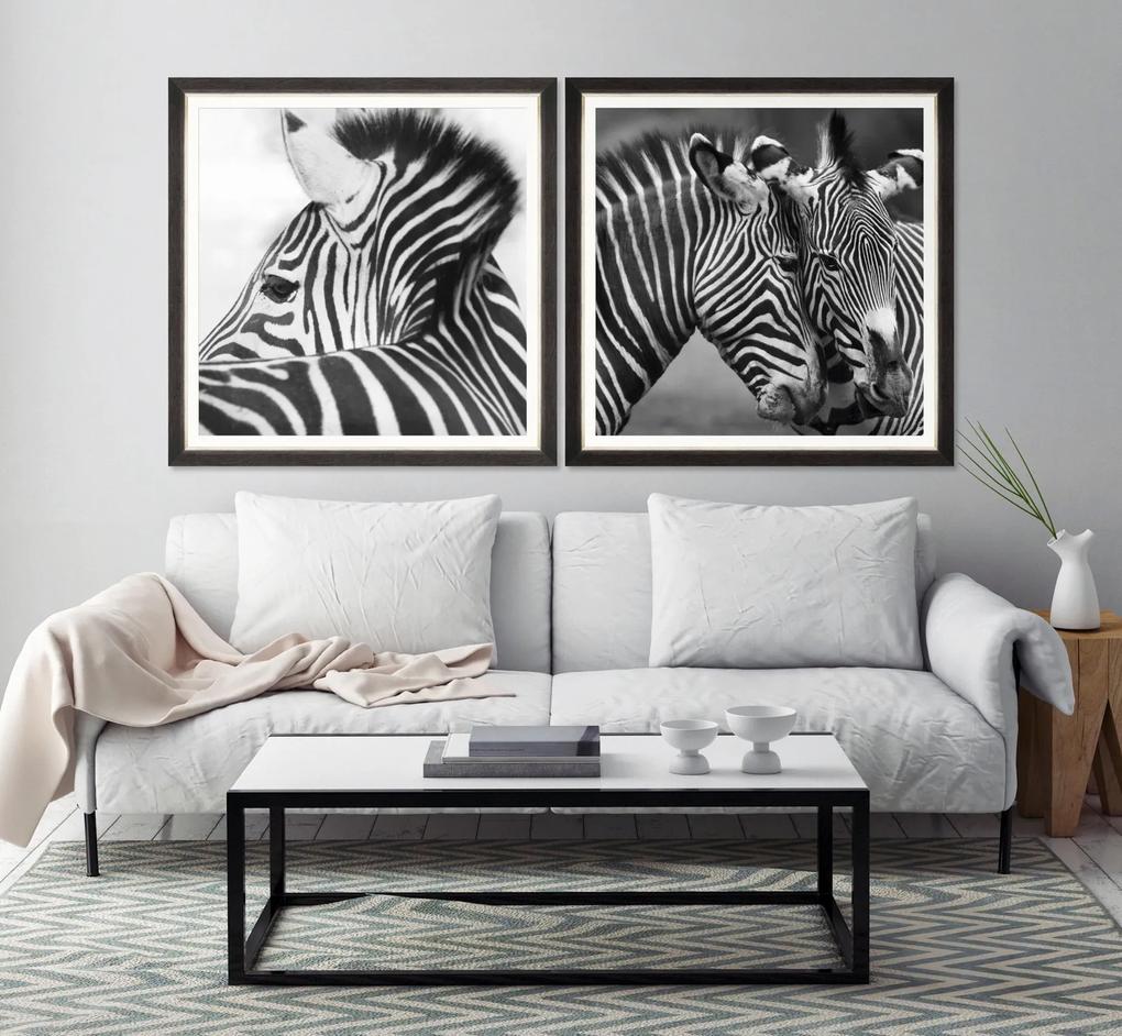 Tablou Framed Art Zebra Couple