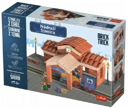 Construiți din cărămizi Kit de gară Brick Trick 40x27x9cm