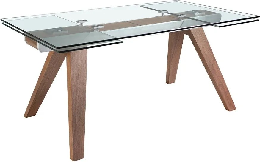 Masa extensibila deosebita design LUX Glass 180-270cm