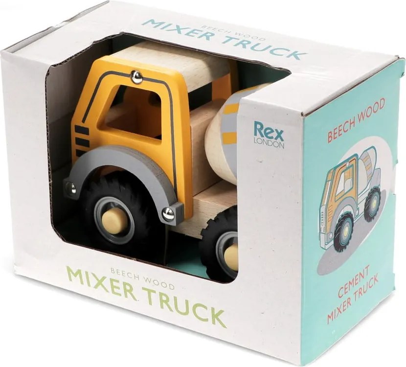 Mașinuță pentru copii de lemn Cement Mixer – Rex London
