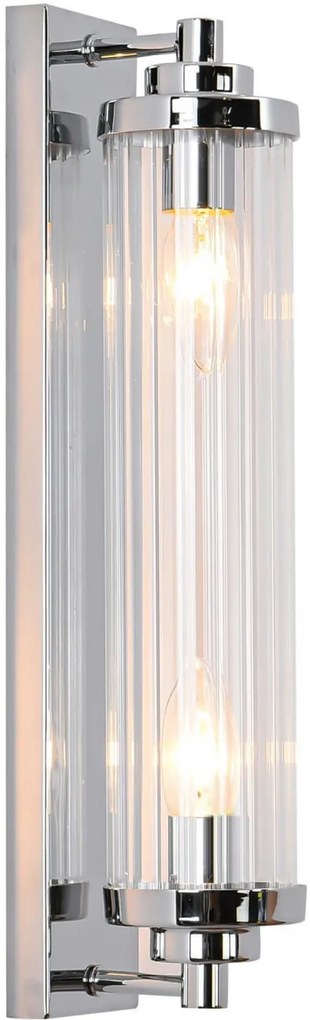 Light Prestige Lorenzo plafonier 2x40 W crom-transparent LP-2960/1WCH