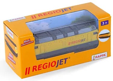 Locomotivă de metal Rappa RegioJet, 9 cm