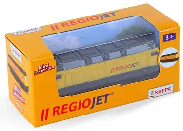 Locomotivă de metal Rappa RegioJet, 9 cm