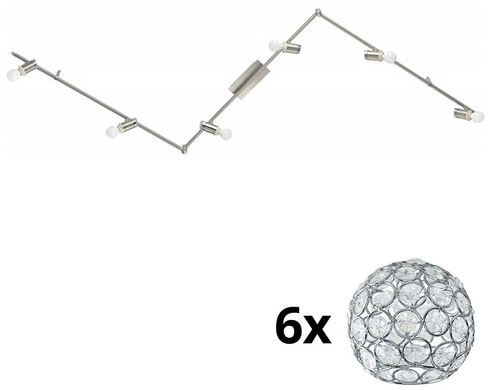 Spot LED Eglo MY CHOICE 6xE14/4W/230V crom