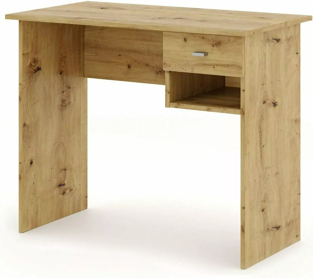 Birou cu blat in decor stejar artisan B-011