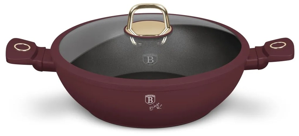 BerlingerHaus Wok cu capac Leonardo 30 cm