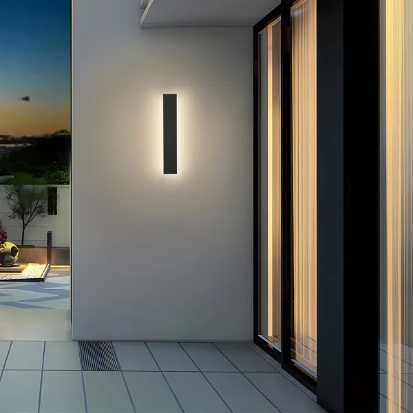 Brilagi - Aplica de exterior LINEAR LED, 8W, 230V, 4000K, IP65, negru