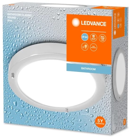 Plafonieră pentru baie BATHROOM CLASSIC 1xE27/15W/230V IP44 Ledvance