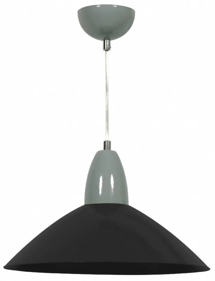 Pendul Lily metal, 22x60 cm, 1xe27, 60 w, negru
