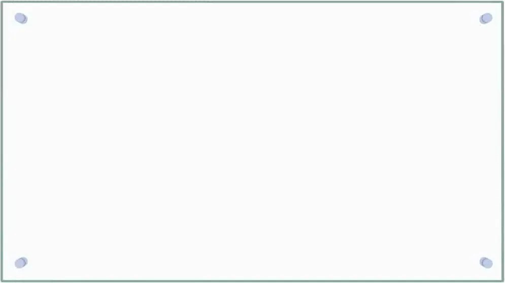 vidaXL Panou antistropi bucătărie transparent 90x50 cm sticlă securiz.