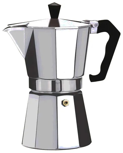 Cafetiera Espresso Floria ZLN-2492, 6 cesti, 300 ml, Ø9 cm, aluminiu, Argintiu