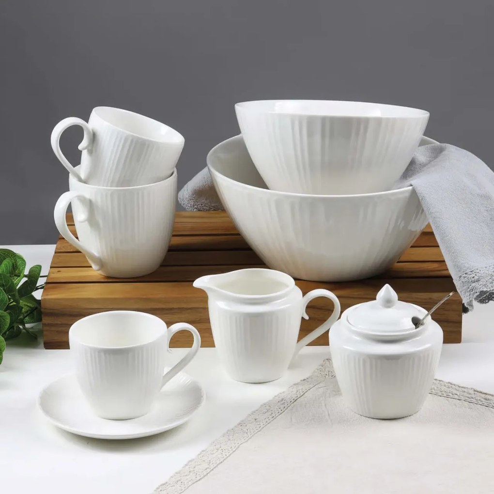 Zaharnita cu capac portelan 300ml, Perla