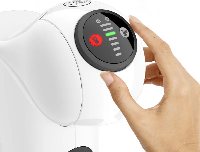 Espressor Krups KP243110 NDG GENIO S WHITE, 1500 W, 15 bar, 0,8 l, Compatibil cu capsulele NESCAFÉ® Dolce Gusto®, LED, Functie XL, Alb