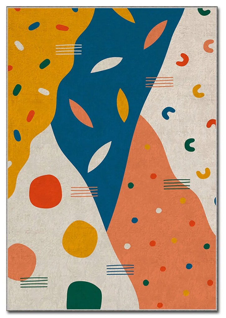 Covor, ASR CRPT-33 , 100x140 cm, Poliester, Multicolor