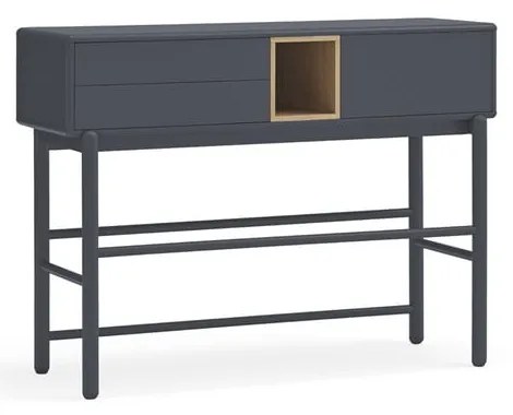 Masă consolă gri închis 35x120 cm Corvo - Teulat