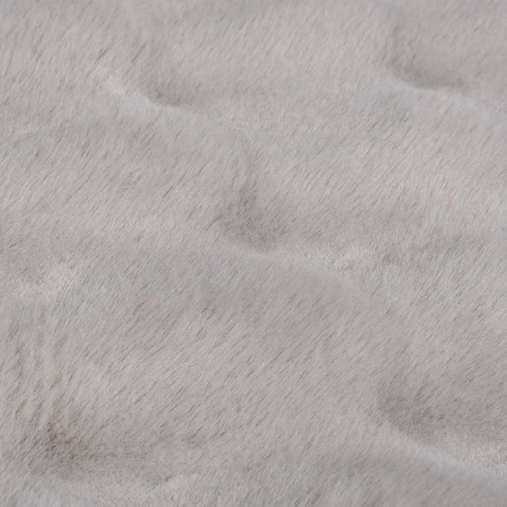 Blană gri deschis sintetică 160x230 cm Waffle Faux Fur – Flair Rugs
