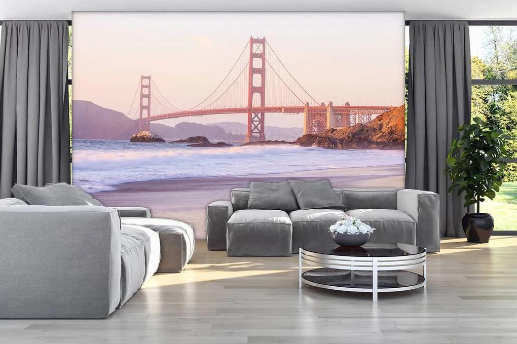 Fototapet - Podul Golden Gate (254x184 cm), în 8 de alte dimensiuni noi