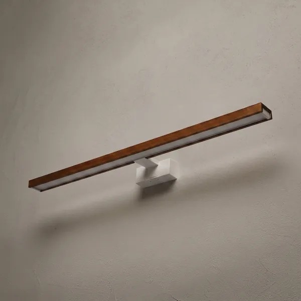 Brilagi -LED Iluminare pentru oglindă de baie WOODY MIRROR 3 în 1 LED/15W/230V IP44 alb/stejar/cireș