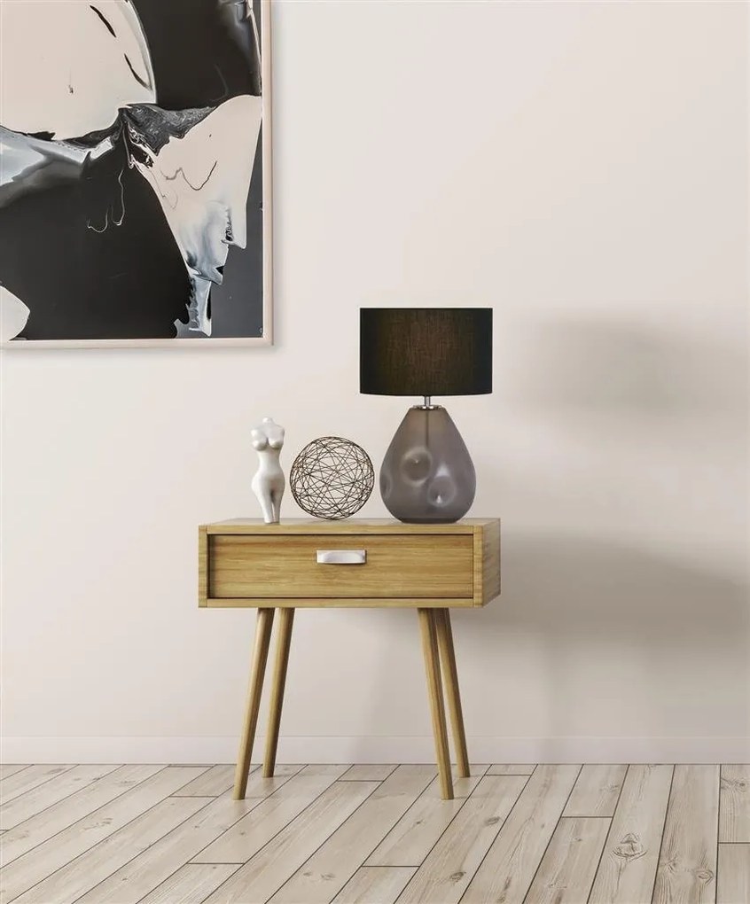 Veioza/Lampa de masa decorativa negru Devon