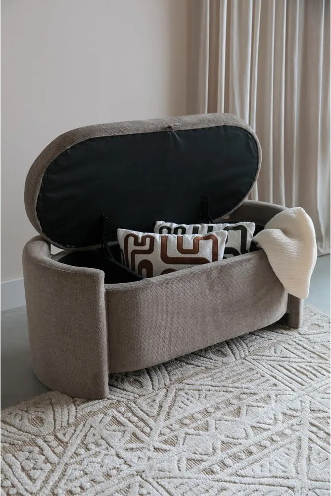 Bancă maro deschis Miro – White Label