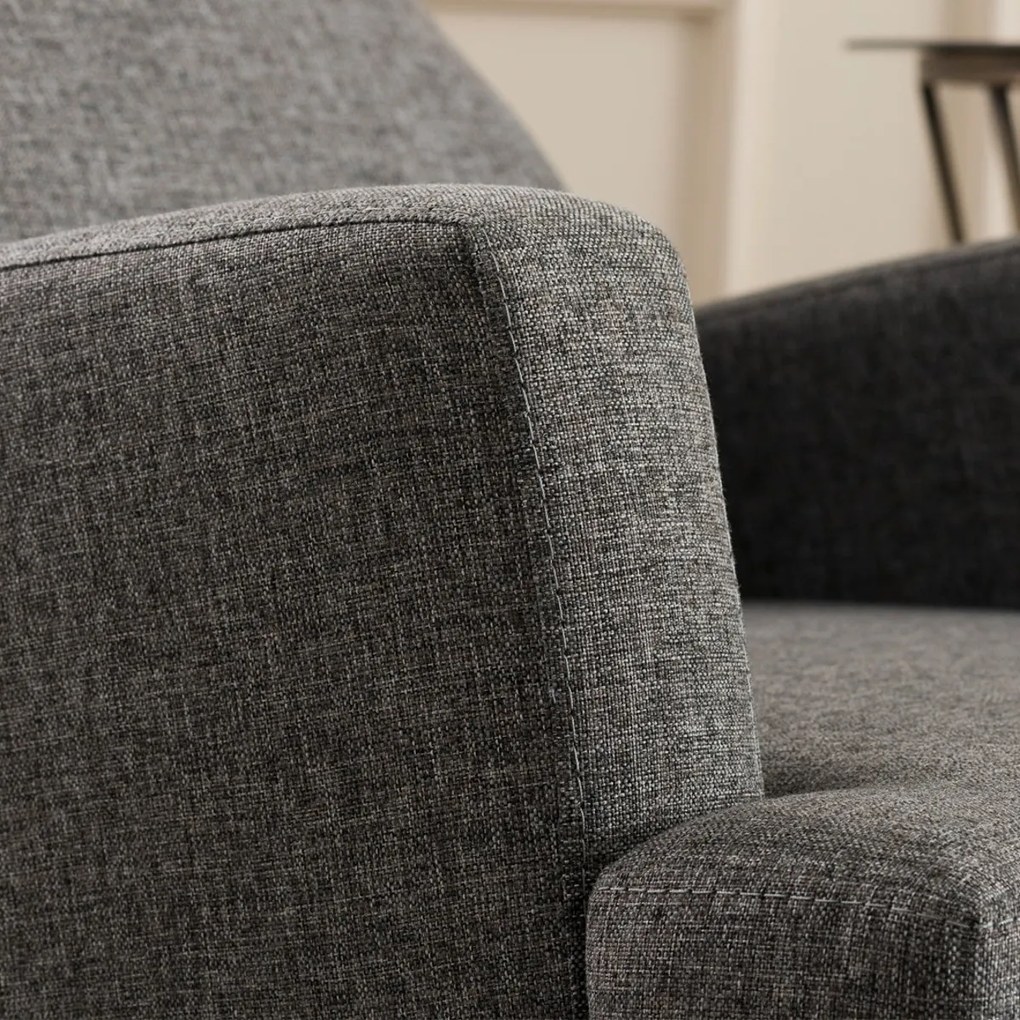 Fotoliu Kana Bergere Dark Grey