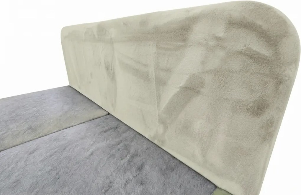 Pat boxspring capitonat FORENA 160x200 cm crem Saltea: Saltea cu arcuri Bonell