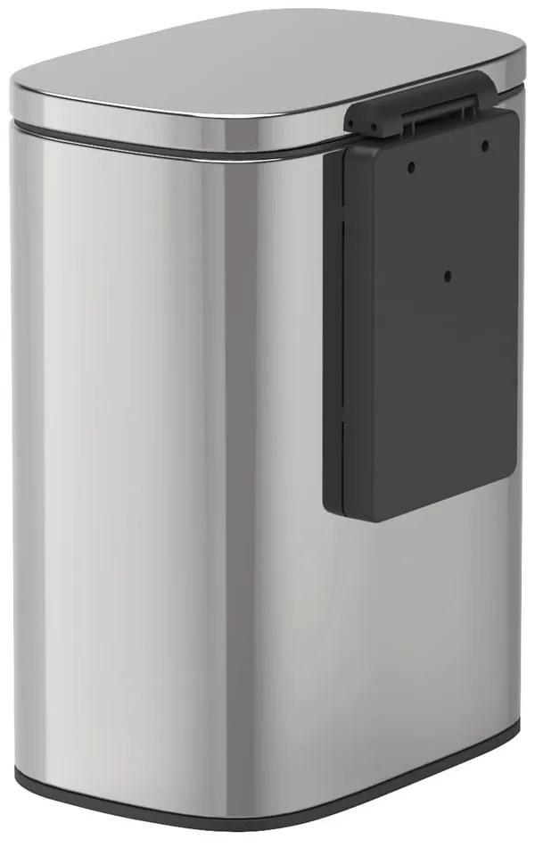 Coș de gunoi din inox Wenko Sare, argintiu