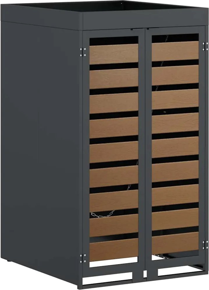 vidaXL Depozit pentru coșuri cu acoperiș pentru plante pentru coș de 240L