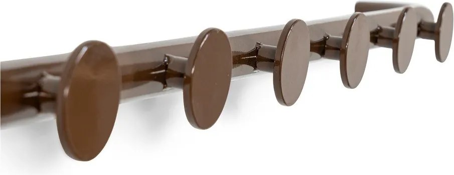 Cuier de perete maro închis din metal 75 cm Retro – Spinder Design