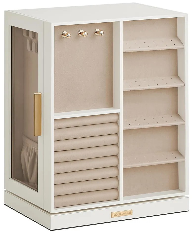 Cutie de bijuterii rotativă 360°