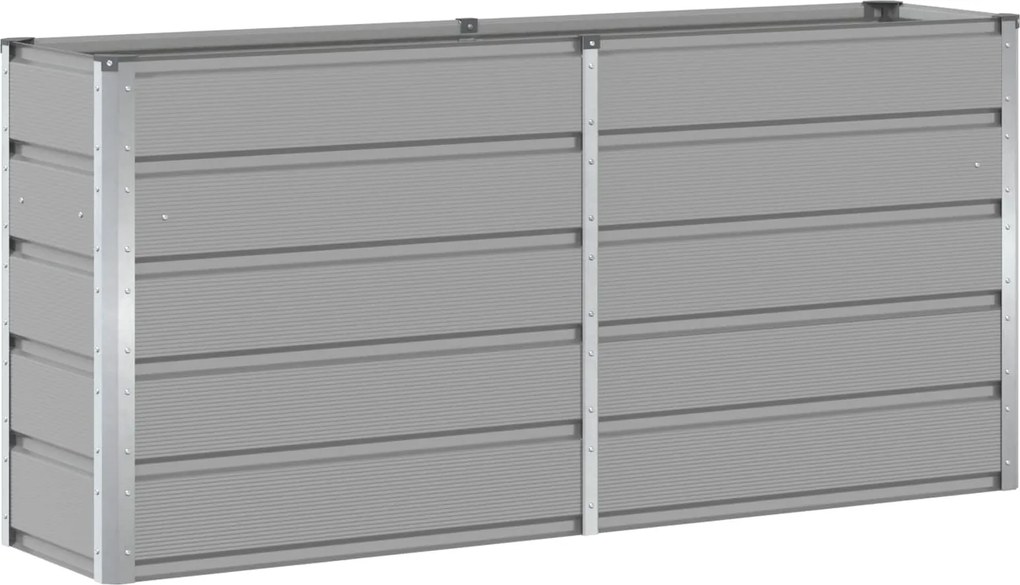 vidaXL Jardinieră Gri deschis 160 x 40 x 75 cm Oțel