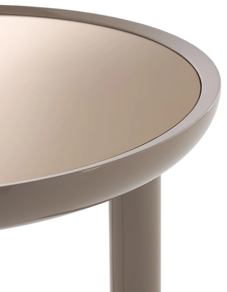 Masuta laterala K-TOP Ø 60, varianta multipla - Kartell Culoare: Oglindă de bronz / Gri