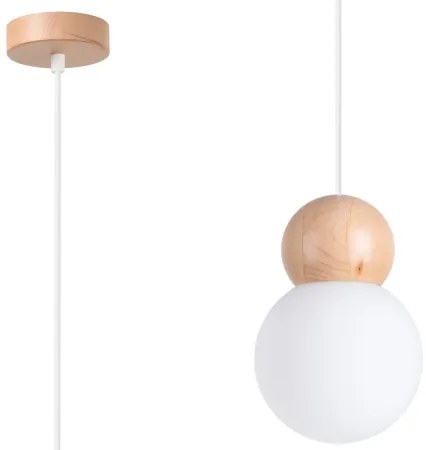 Lustră pe cablu Sollux SL.1390 PEKKA 1xG9/8W/230V alb