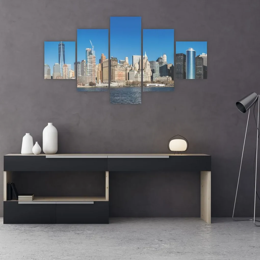 Tablou - Manhattan în New York (125x70 cm), în 40 de alte dimensiuni noi