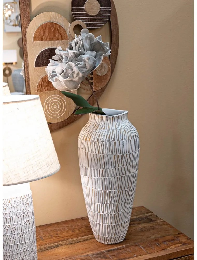 Vază albă din polirășină (înălțime 50 cm) Stiky – Mauro Ferretti