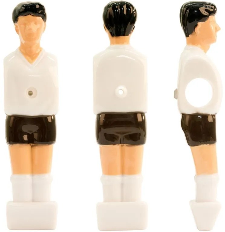 Set 22 figurine de fotbal alb-albastru 2,5 x 10,5 x 2 cm