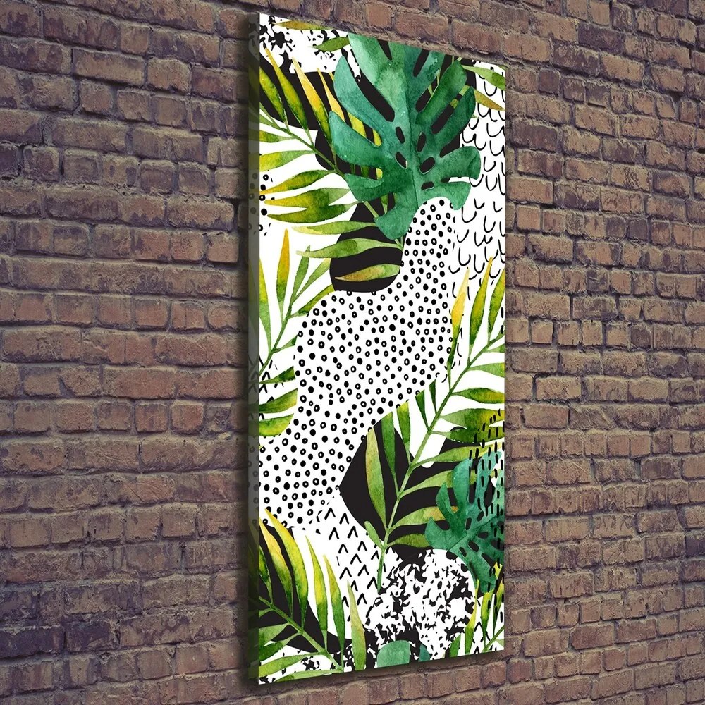 Tablou canvas Frunze tropicale