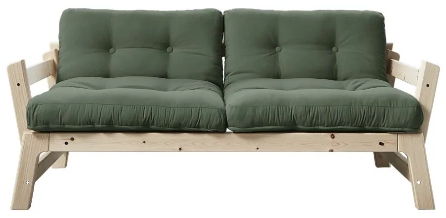 Canapea variabilă KARUP Design Step Natural, verde