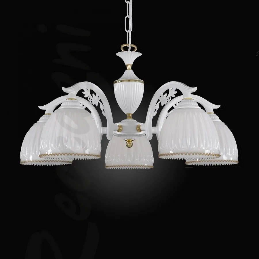 Candelabru clasic cu 5 brate design italian 9601
