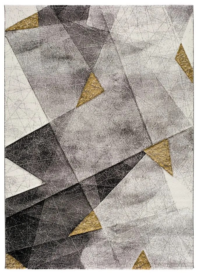 Covor Universal Bianca Grey, 60 x 120 cm, gri - auriu