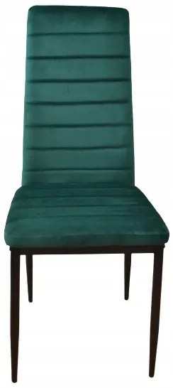 JAKS SCAUN DE SUFRAGERIE VELVET BLACK - VERDE