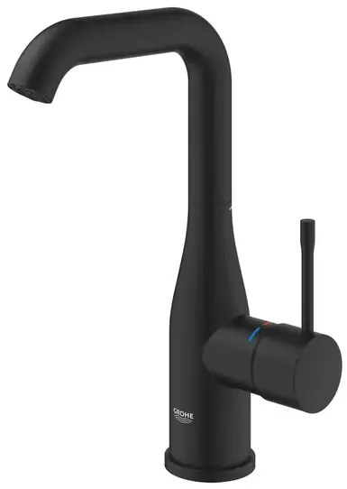 Baterie lavoar Grohe Essence L negru mat Phantom Black