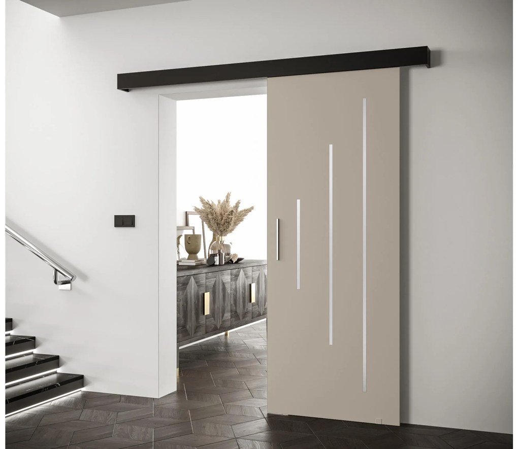 Uși culisante 70 cm Slavdro 3 (cashmir + negru mat). 1108779